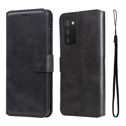 For Samsung Galaxy A03s 165.8mm US Version JUNSUNMAY Calf Texture Leather Phone Case, For Samsung Galaxy A03s 165.8mm US Version