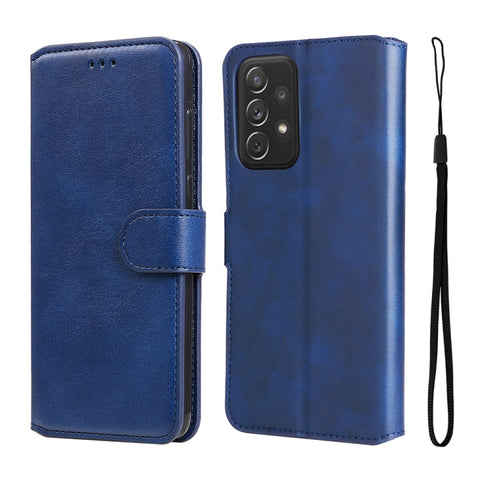 For Samsung Galaxy A73 5G JUNSUNMAY Calf Texture Leather Phone Case, For Samsung Galaxy A73 5G