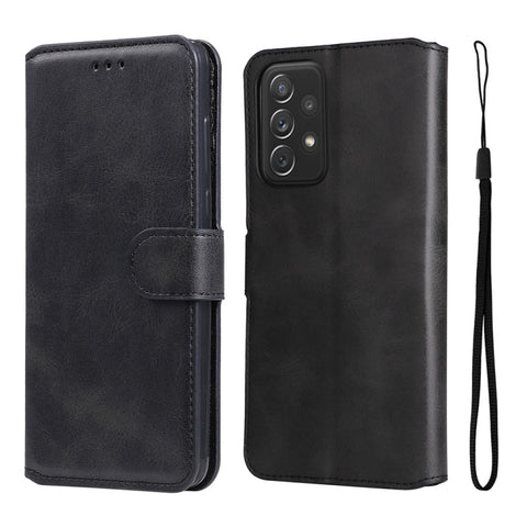 For Samsung Galaxy A73 5G JUNSUNMAY Calf Texture Leather Phone Case, For Samsung Galaxy A73 5G