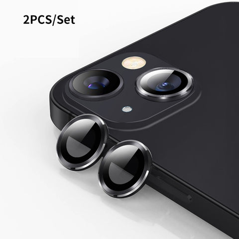 ENKAY 9H Rear Lens Aluminium Alloy Tempered Glass Film For iPhone 14 / 14 Max, For iPhone 14 / 14 Plus