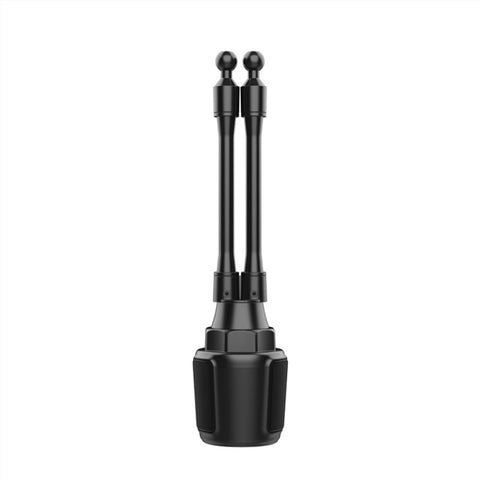 A080+X908 Car Cup Double Mobile Phone Holder Mount Adjustable Cradle Bracket, A080+X908