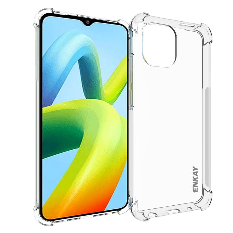 For Xiaomi Redmi A1 4G ENKAY Clear TPU Shockproof Phone Case, For Xiaomi Redmi A1 4G