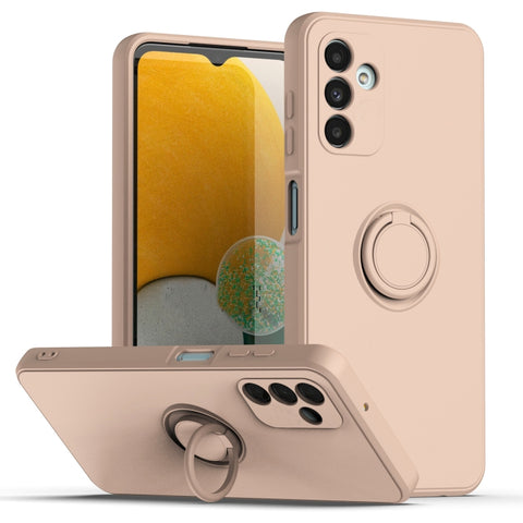 Ring Kickstand Silicone Phone Case, For Samsung Galaxy A14 5G