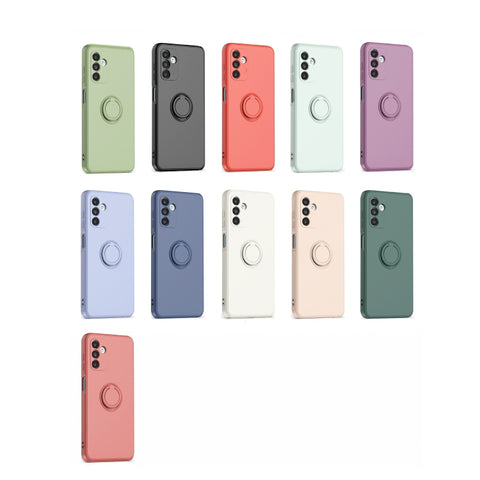 Ring Kickstand Silicone Phone Case, For Samsung Galaxy A14 5G