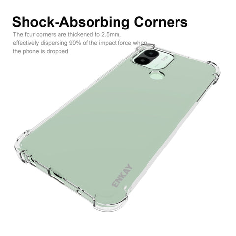 For Xiaomi Redmi A1+ ENKAY Transparent TPU Shockproof Phone Case, For Xiaomi Redmi A1+