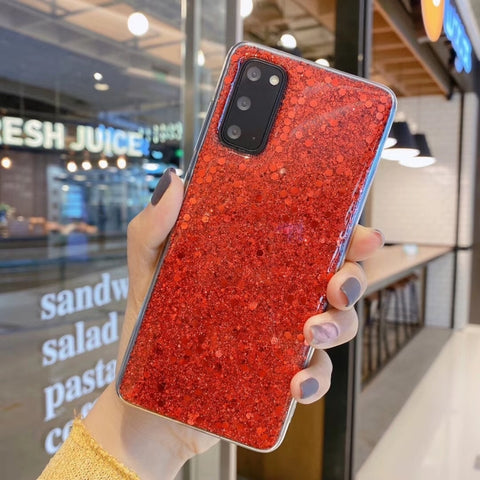 Glitter Sequins Epoxy TPU Phone Case, For Samsung Galaxy A73 5G