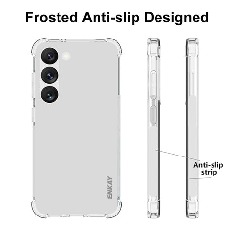 ENKAY Hat-Prince Clear TPU Shockproof Phone Case, For Samsung Galaxy S23 5G, For Samsung Galaxy S23+ 5G, For Samsung Galaxy S23 Ultra 5G