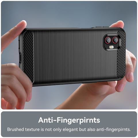 For Samsung Galaxy Xcover6 Pro Brushed Texture Carbon Fiber TPU Phone Case, For Samsung Galaxy Xcover6 Pro