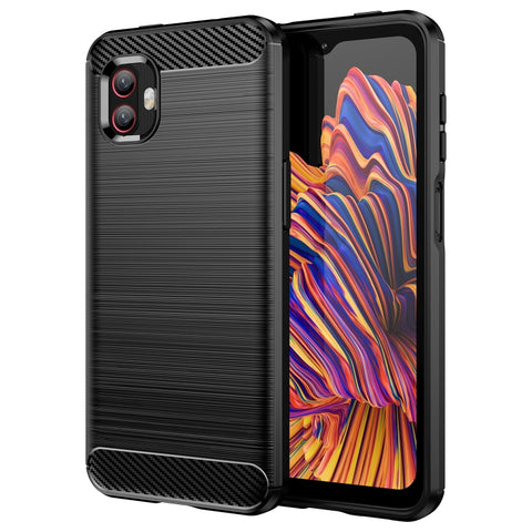 For Samsung Galaxy Xcover6 Pro Brushed Texture Carbon Fiber TPU Phone Case, For Samsung Galaxy Xcover6 Pro