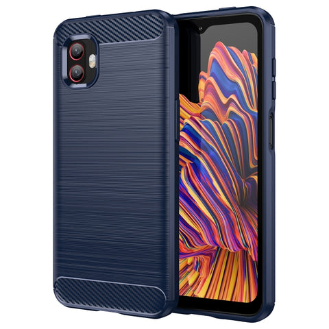 For Samsung Galaxy Xcover6 Pro Brushed Texture Carbon Fiber TPU Phone Case, For Samsung Galaxy Xcover6 Pro