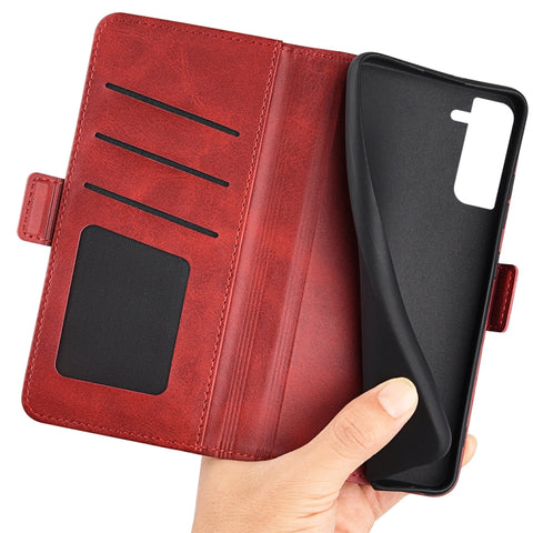 For Samsung Galaxy S23+ 5G Dual-side Magnetic Buckle Leather Phone Case, For Samsung Galaxy S23+ 5G