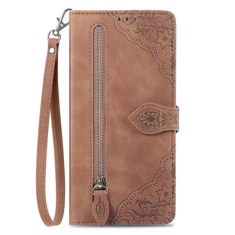Embossed Flower Shockproof Leather Phone Case, For Xiaomi Redmi K50 Ultra