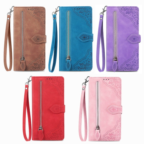Embossed Flower Shockproof Leather Phone Case, For Xiaomi Redmi K50 Ultra