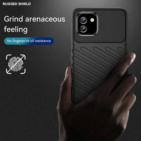 Thunderbolt Shockproof TPU Protective Soft Phone Case, For Samsung Galaxy F04, For Redmi K60E, For Redmi Note12 Pro Speed, For Redmi 12C