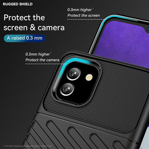 Thunderbolt Shockproof TPU Protective Soft Phone Case, For Samsung Galaxy F04, For Redmi K60E, For Redmi Note12 Pro Speed, For Redmi 12C