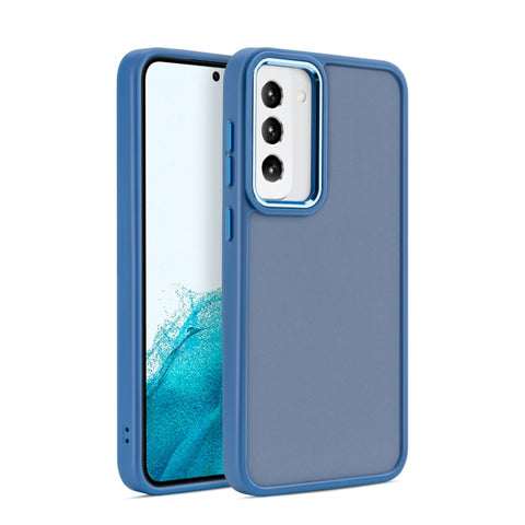 Shield Skin Feel PC Metal Lens Frame Phone Case, For Samsung Galaxy S23 5G, For Samsung Galaxy S23+ 5G, For Samsung Galaxy S23 Ultra 5G