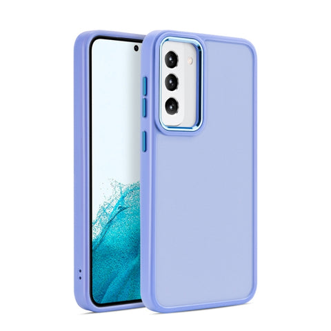 Shield Skin Feel PC Metal Lens Frame Phone Case, For Samsung Galaxy S23 5G, For Samsung Galaxy S23+ 5G, For Samsung Galaxy S23 Ultra 5G