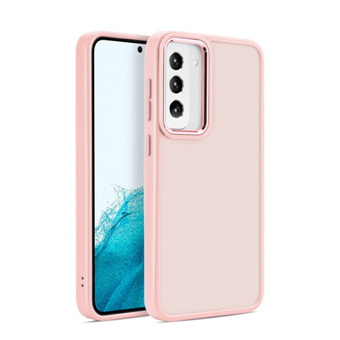 Shield Skin Feel PC Metal Lens Frame Phone Case, For Samsung Galaxy S23 5G, For Samsung Galaxy S23+ 5G, For Samsung Galaxy S23 Ultra 5G