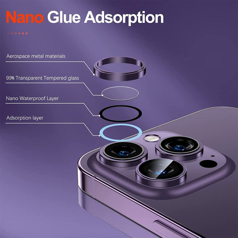 For iPhone 14 / 14 Plus ENKAY AR Anti-reflection Camera Lens Glass Full Film