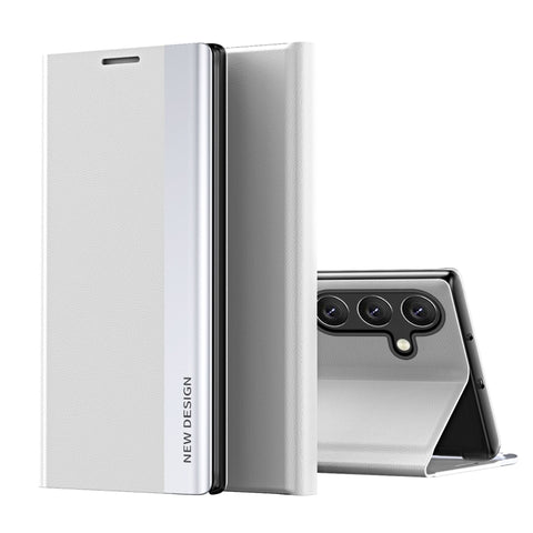 Side Electroplated Adsorption Leather Phone Case, For Samsung Galaxy A54 5G, For Samsung Galaxy A34 5G, For Samsung Galaxy A24 4G