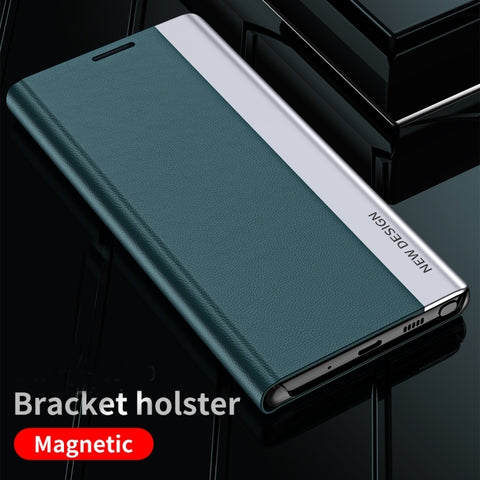 Side Electroplated Adsorption Leather Phone Case, For Samsung Galaxy A54 5G, For Samsung Galaxy A34 5G, For Samsung Galaxy A24 4G