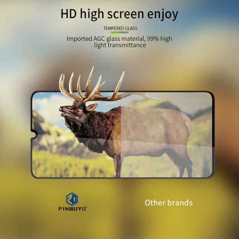 PINWUYO 9H 3D Curved Full Screen Explosion-proof Tempered Glass Film, For Samsung Galaxy A34 5G