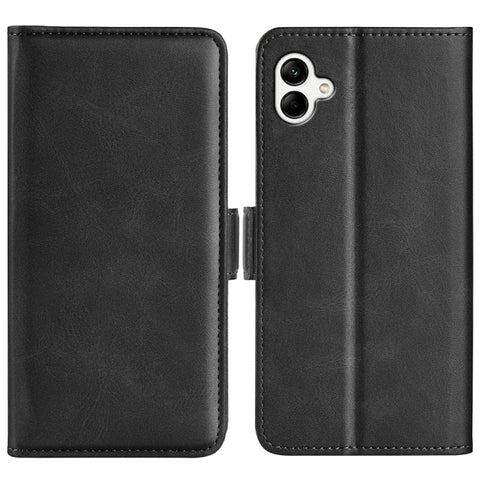 For Samsung Galaxy A04 Dual-side Magnetic Buckle Horizontal Flip Leather Phone Case, For Samsung Galaxy A04