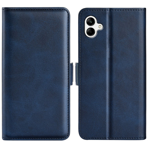 For Samsung Galaxy A04 Dual-side Magnetic Buckle Horizontal Flip Leather Phone Case, For Samsung Galaxy A04