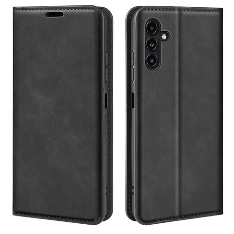 For Samsung Galaxy A14 5G Retro-skin Magnetic Suction Leather Phone Case, For Samsung Galaxy A14 5G