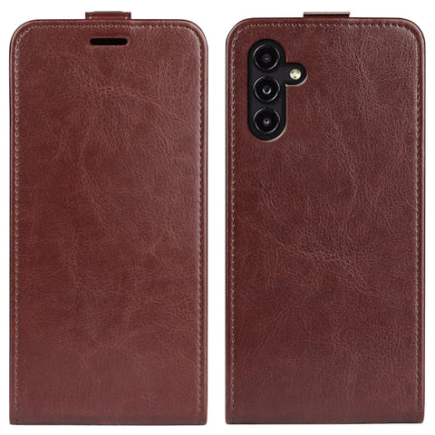 For Samsung Galaxy A14 5G R64 Texture Vertical Flip Leather Phone Case, For Samsung Galaxy A14 5G