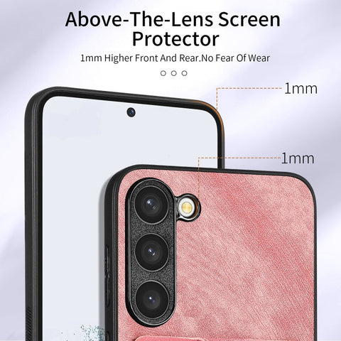Retro Skin-feel Ring Card Wallet Phone Case, For Samsung Galaxy S22+ 5G, For Samsung Galaxy S22 Ultra 5G