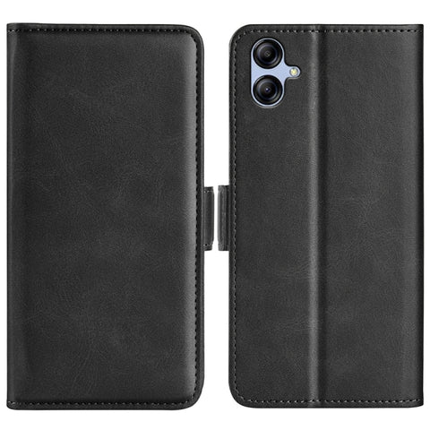 For Samsung Galaxy A04e Dual-side Magnetic Buckle Horizontal Flip Leather Phone Case, For Samsung Galaxy A04e