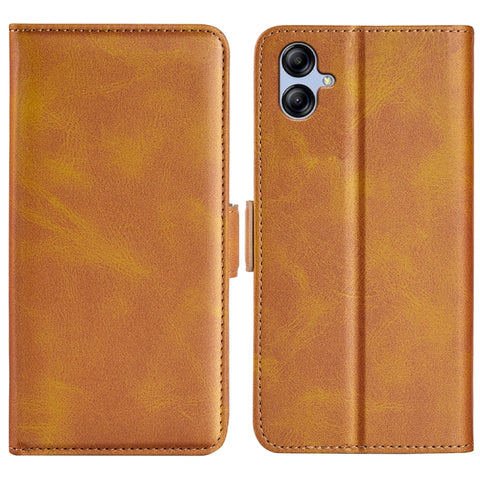 For Samsung Galaxy A04e Dual-side Magnetic Buckle Horizontal Flip Leather Phone Case, For Samsung Galaxy A04e