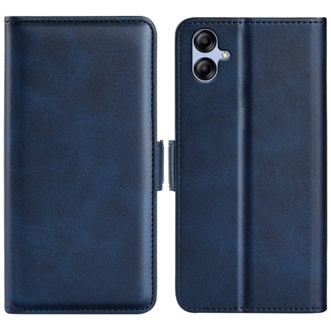 For Samsung Galaxy A04e Dual-side Magnetic Buckle Horizontal Flip Leather Phone Case, For Samsung Galaxy A04e