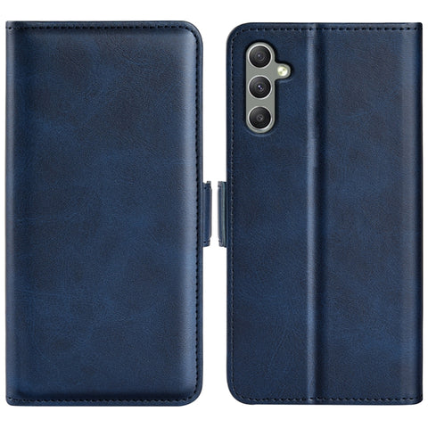 For Samsung Galaxy A24 4G / 5G Dual-side Magnetic Buckle Leather Phone Case, For Samsung Galaxy A24 4G / 5G