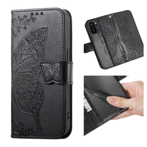 Butterfly Love Flower Embossed Leather Phone Case, For Oneplus Ace 6 Ultra, For OnePlus Nord 4, For OnePlus Ace 3, For OnePlus 12R, For OnePlus 12, For OnePlus Ace 2V