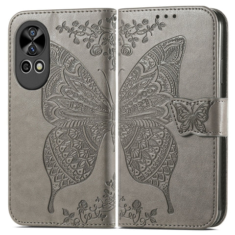 Butterfly Love Flower Embossed Leather Phone Case, For Huawei  Nova 12 Pro, For Huawei Nova 12, For Huawei  Mate 60, For Huawei  Mate 60 Pro, For Huawei Nova Y91, For Huawei Enjoy 60X