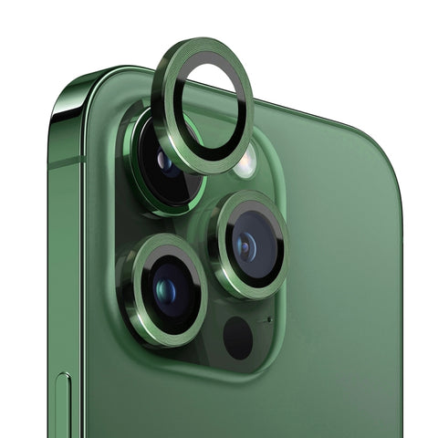 NORTHJO Camera Lens Protector Tempered Glass CD Vein Metal Ring Film, For iPhone 13 Pro / 13 Pro Max
