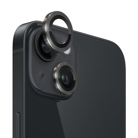 NORTHJO Camera Lens Tempered Glass CD Vein Metal Ring Film, For iPhone 13 / 13 mini