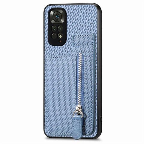 Carbon Fiber Vertical Flip Zipper Phone Case, For Xiaomi POCO M5 4G, For Redmi Note 11T Pro 5G, For Redmi 10C, For Redmi Note 11 4G, For Redmi 10, For Redmi Note 10 4G