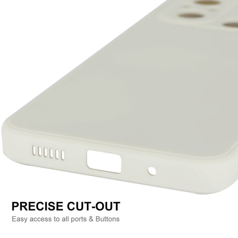 ENKAY Liquid Silicone Phone Case with Tempered Film, For Xiaomi Poco C55 / Redmi 12C