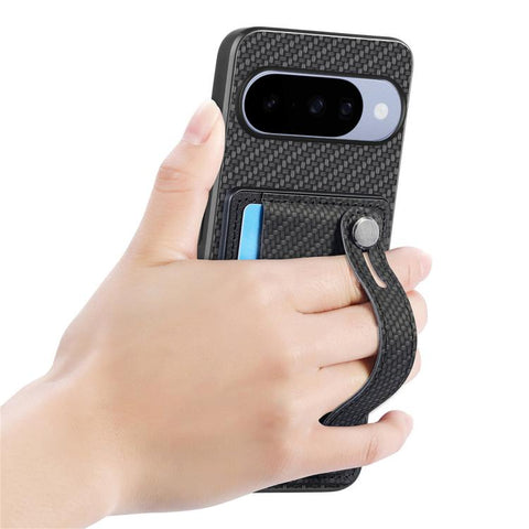 Wristband Kickstand Card Wallet Back Cover Phone Case with Tool Knife, For Google Pixel 11 Pro XL, For Google Pixel 11, For Google Pixel 11 Pro, For Google Pixel 10 Pro XL, For Google Pixel 10 / 10 Pro, For Google Pixel 9a, For Google Pixel 9 Pro XL   ...