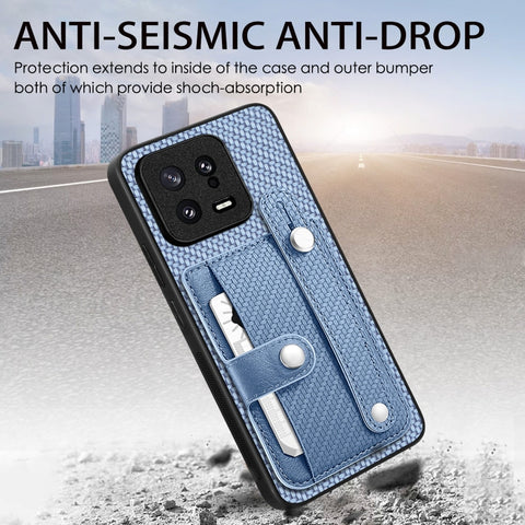 Wristband Kickstand Card Wallet Back Phone Case with Tool Knife, For Redmi Note 11T Pro 5G, For Xiaomi 11T, For Xiaomi 11 Lite, For Redmi Note 10 Pro, For Redmi Note 10, For Redmi Note 9S