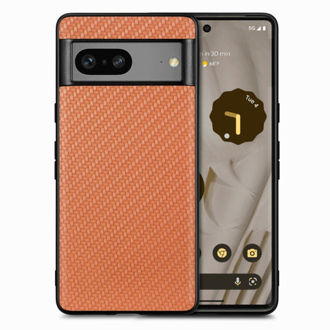 Carbon Fiber Texture Leather Back Cover Phone Case, For Google Pixel 11 Pro XL, For Google Pixel 11, For Google Pixel 11 Pro, For Google Pixel 10 Pro XL, For Google Pixel 9a, For Google Pixel 9 Pro XL, For Google Pixel 7a, For Google Pixel 6a          ...