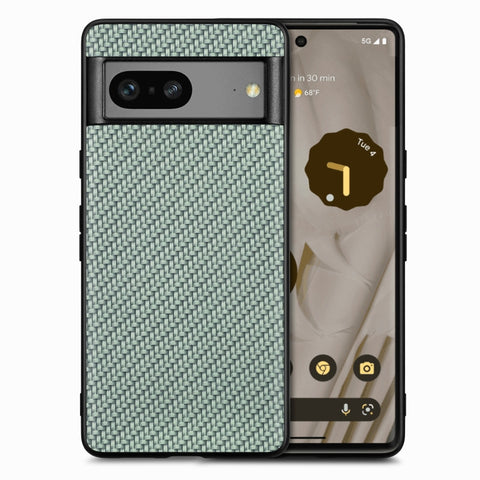 Carbon Fiber Texture Leather Back Cover Phone Case, For Google Pixel 11 Pro XL, For Google Pixel 11, For Google Pixel 11 Pro, For Google Pixel 10 Pro XL, For Google Pixel 9a, For Google Pixel 9 Pro XL, For Google Pixel 7a, For Google Pixel 6a          ...