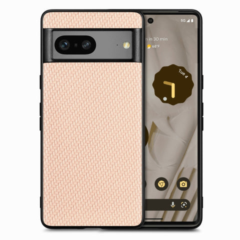 Carbon Fiber Texture Leather Back Cover Phone Case, For Google Pixel 11 Pro XL, For Google Pixel 11, For Google Pixel 11 Pro, For Google Pixel 10 Pro XL, For Google Pixel 9a, For Google Pixel 9 Pro XL, For Google Pixel 7a, For Google Pixel 6a          ...