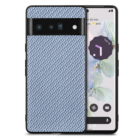 Carbon Fiber Texture Leather Back Cover Phone Case, For Google Pixel 11 Pro XL, For Google Pixel 11, For Google Pixel 11 Pro, For Google Pixel 10 Pro XL, For Google Pixel 9a, For Google Pixel 9 Pro XL, For Google Pixel 7a, For Google Pixel 6a          ...
