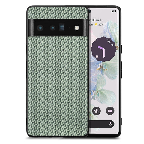 Carbon Fiber Texture Leather Back Cover Phone Case, For Google Pixel 11 Pro XL, For Google Pixel 11, For Google Pixel 11 Pro, For Google Pixel 10 Pro XL, For Google Pixel 9a, For Google Pixel 9 Pro XL, For Google Pixel 7a, For Google Pixel 6a          ...