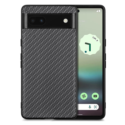 Carbon Fiber Texture Leather Back Cover Phone Case, For Google Pixel 11 Pro XL, For Google Pixel 11, For Google Pixel 11 Pro, For Google Pixel 10 Pro XL, For Google Pixel 9a, For Google Pixel 9 Pro XL, For Google Pixel 7a, For Google Pixel 6a          ...