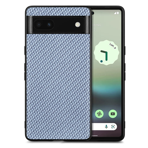 Carbon Fiber Texture Leather Back Cover Phone Case, For Google Pixel 11 Pro XL, For Google Pixel 11, For Google Pixel 11 Pro, For Google Pixel 10 Pro XL, For Google Pixel 9a, For Google Pixel 9 Pro XL, For Google Pixel 7a, For Google Pixel 6a          ...